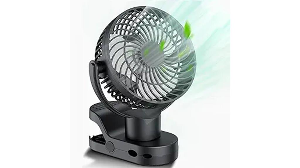 portable rechargeable oscillating fan