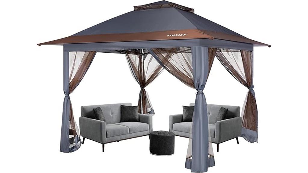 portable square event tent