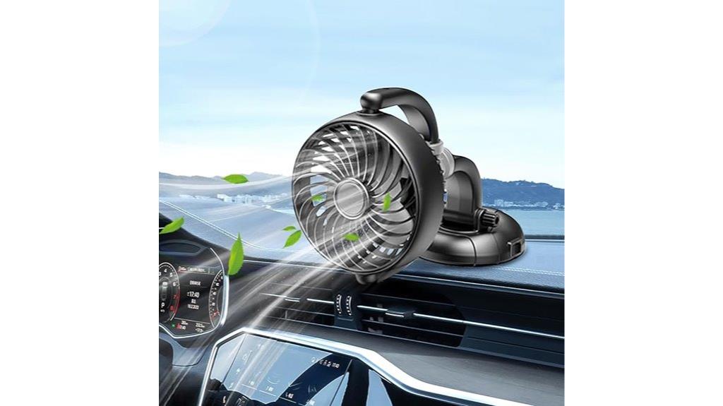 portable usb rotating fan