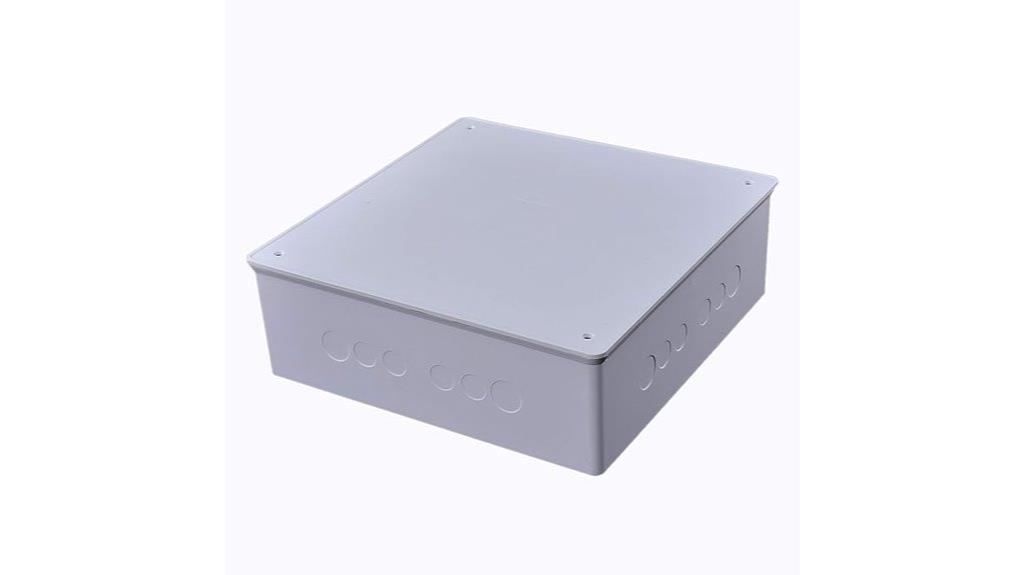 pvc junction box with punch holes