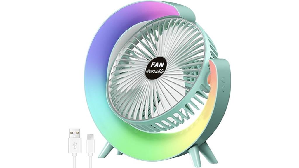 rechargeable portable fan