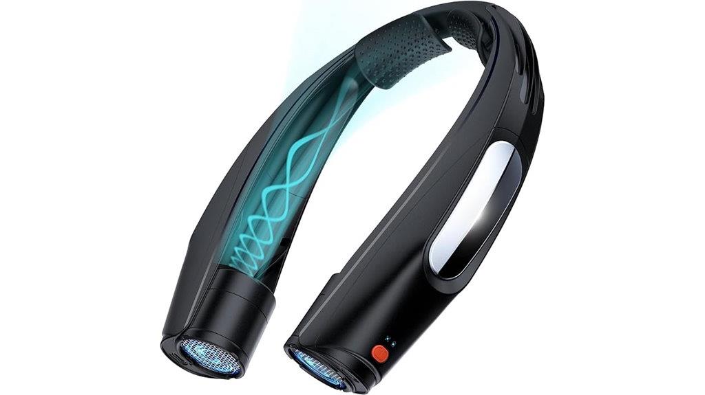 rechargeable portable neck fan