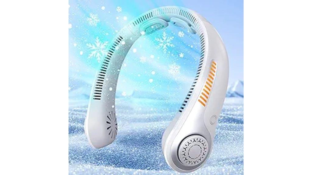 rechargeable portable neck fan
