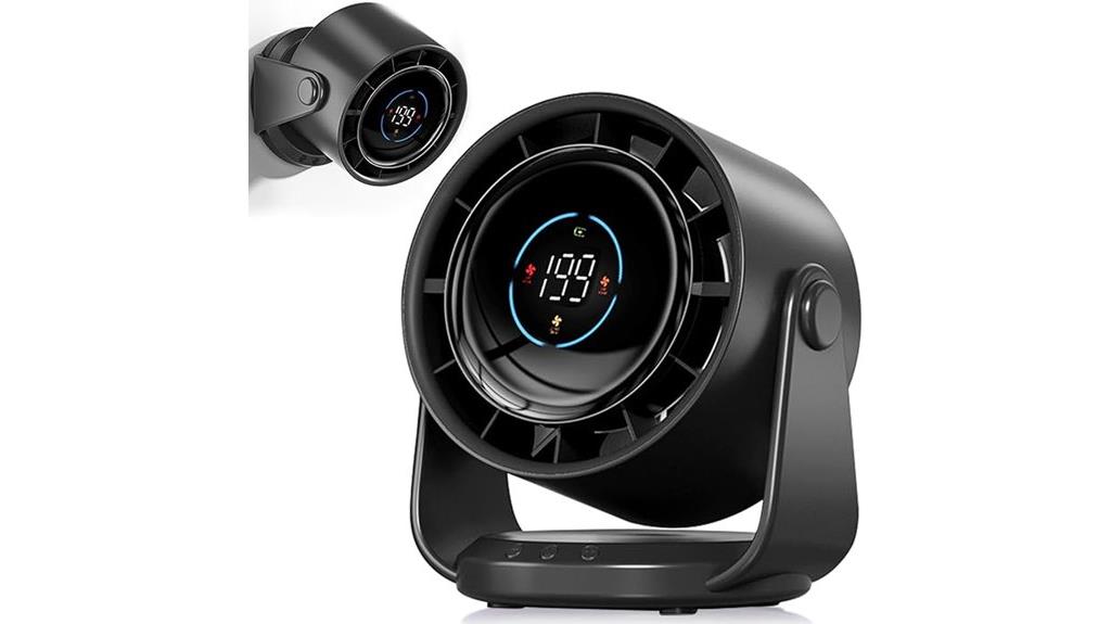 rechargeable quiet bedroom fan