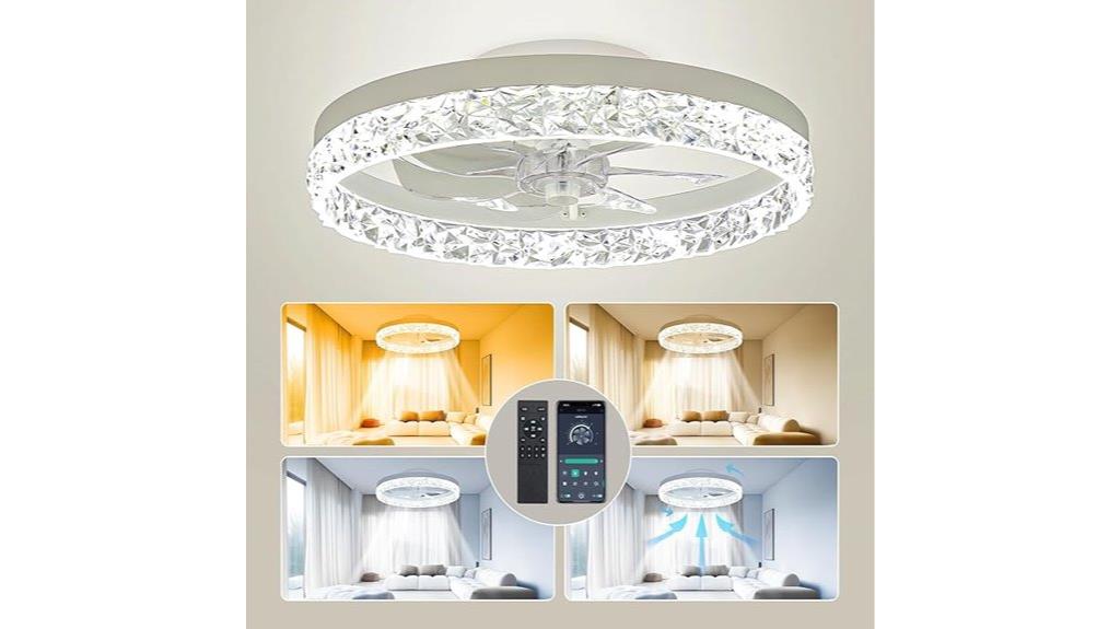 remote controlled light ceiling fan
