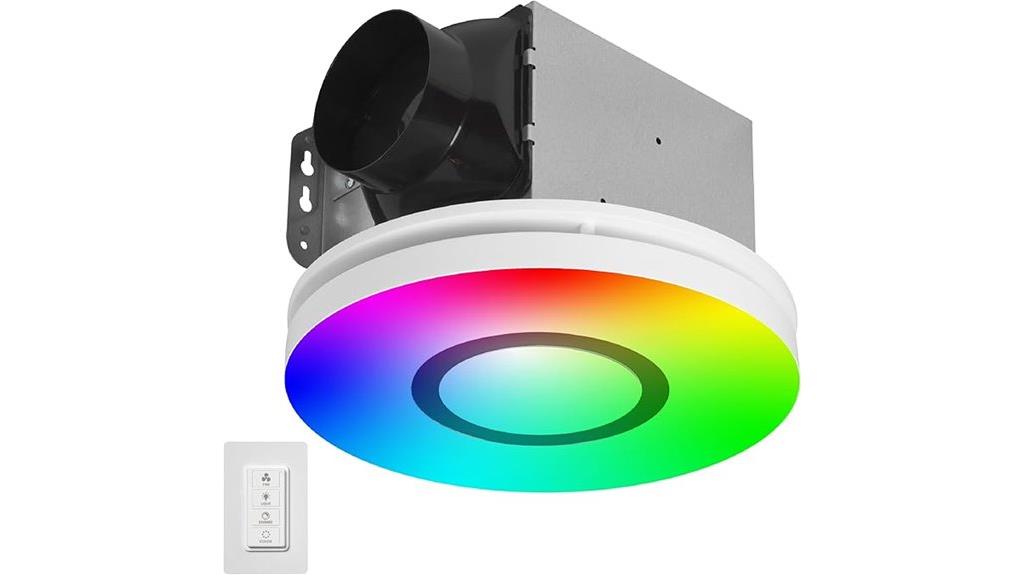 rgb bathroom fan sensor