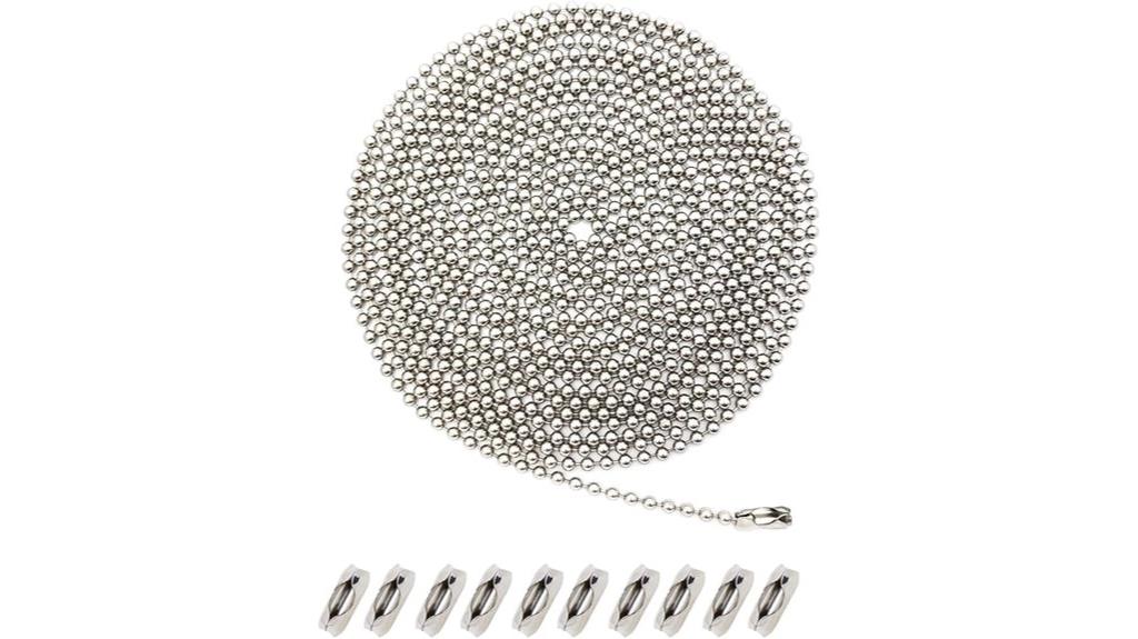rust resistant stainless steel chain