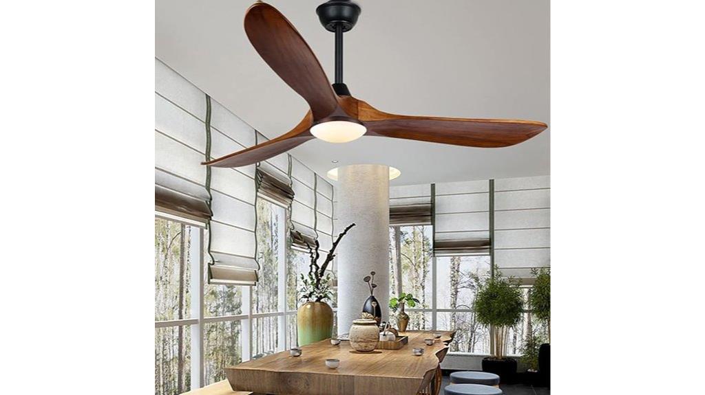 rustic 60 inch patio fan
