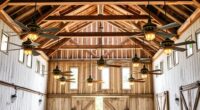 rustic farmhouse barn fans