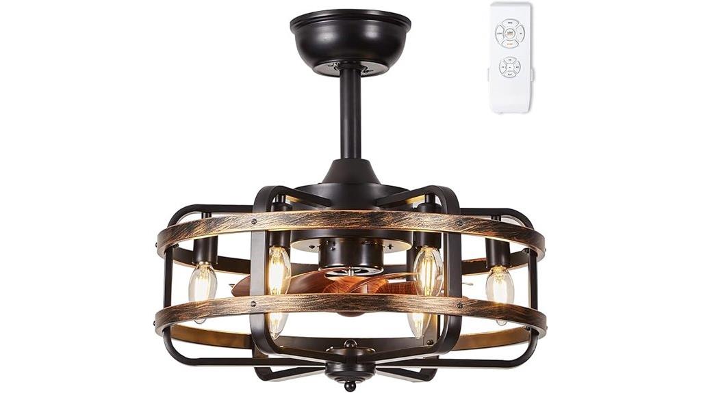 rustic farmhouse ceiling fan