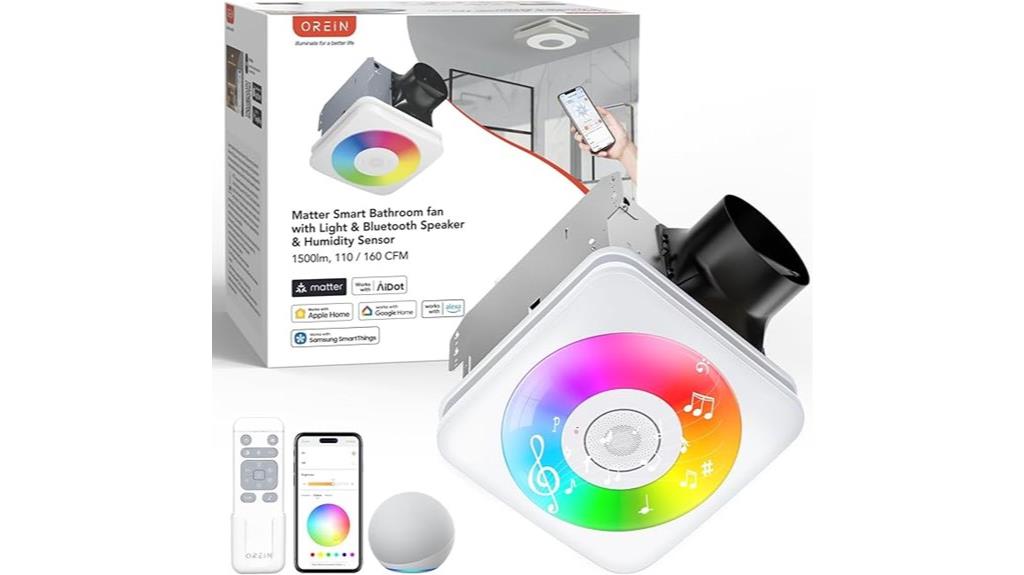 smart bathroom exhaust fan