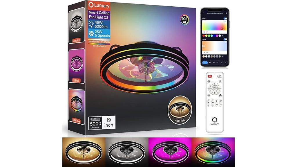 smart ceiling fan light