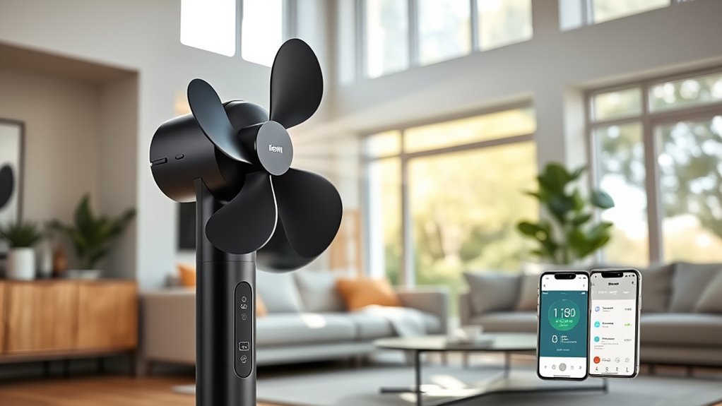 smart fans with eco features