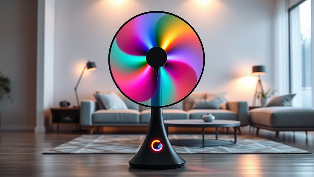 smart led fan selection