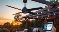 smart outdoor fan scheduling