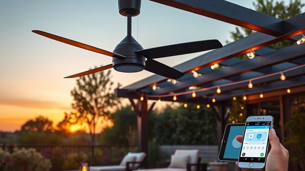 smart outdoor fan scheduling