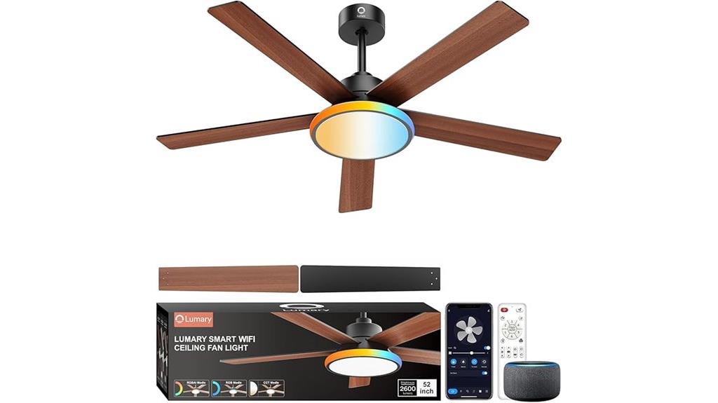 smart rgb ceiling fan