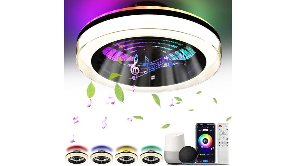 smart rgb wifi fan