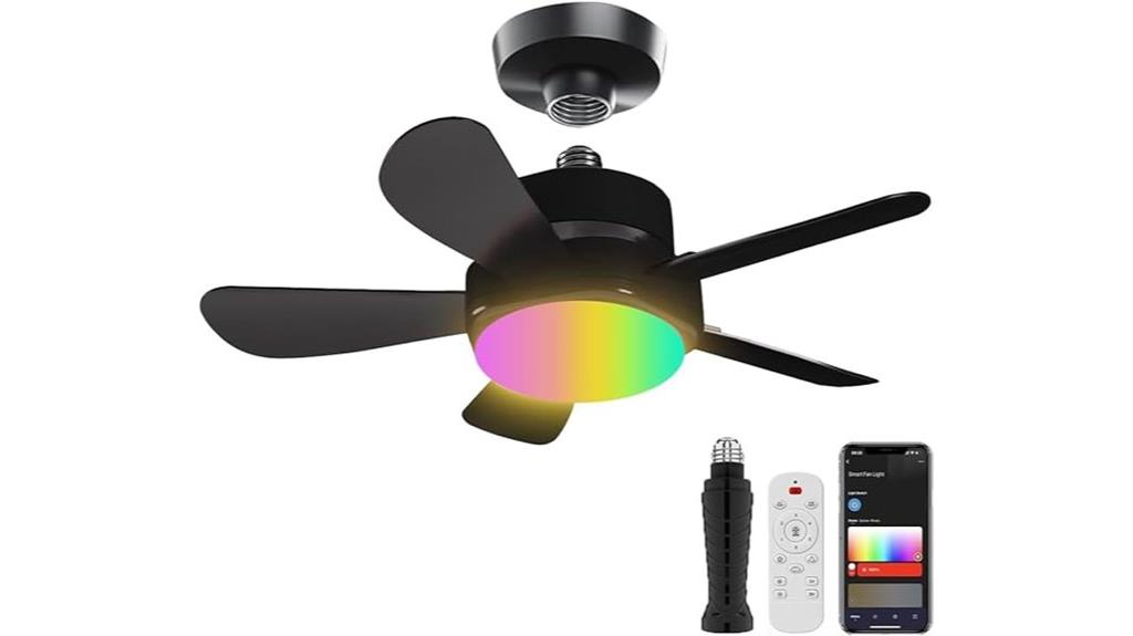 smart rgbw ceiling fan