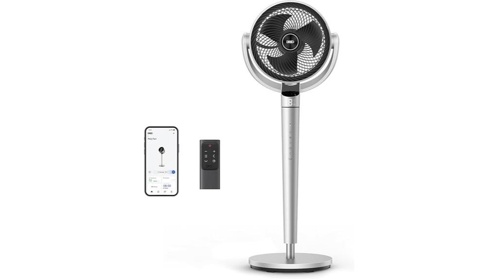 smart wi fi oscillating fan