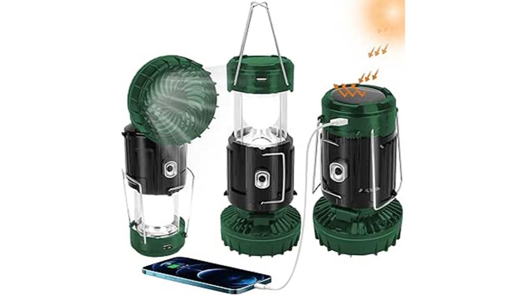 solar powered fan lanterns