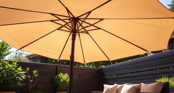 solar powered patio umbrella fans