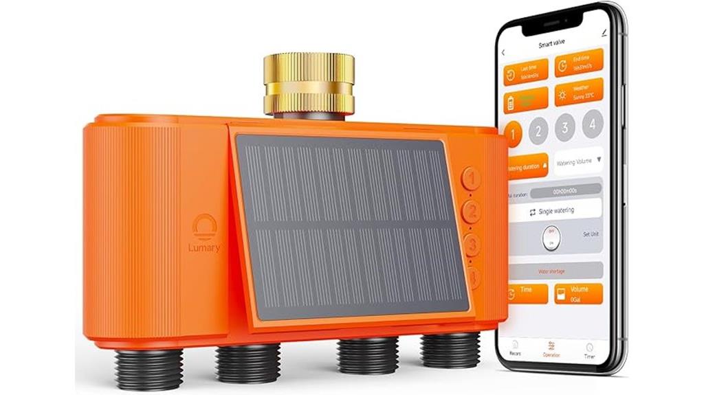solar wifi sprinkler timer