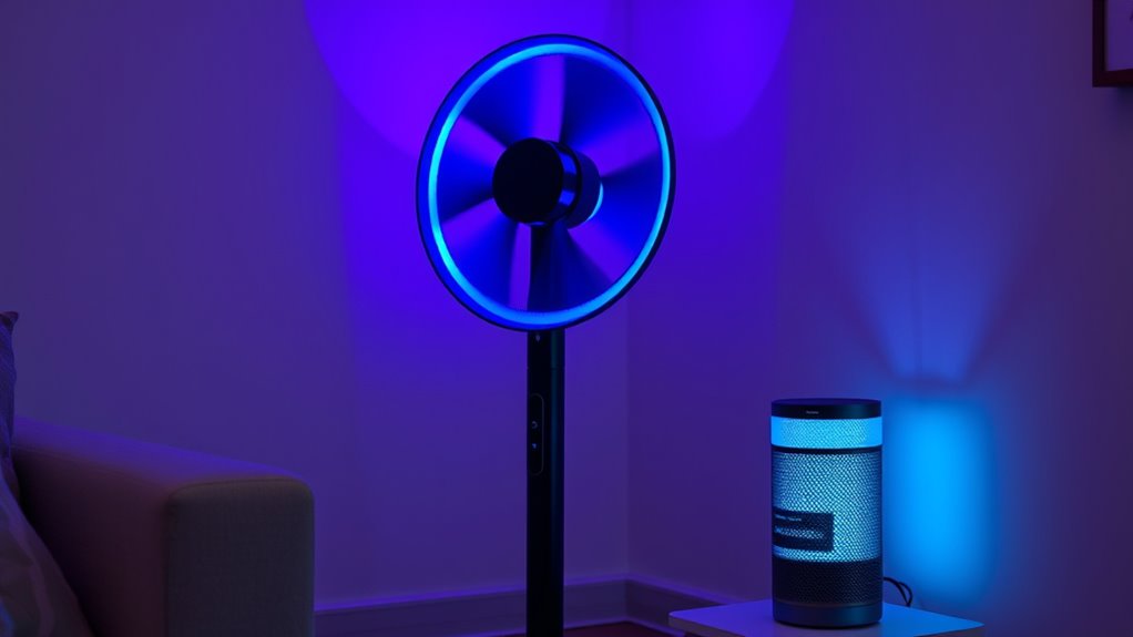 space noise lighting installation