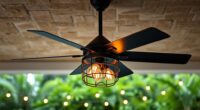 stylish black ceiling fans