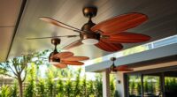 stylish bronze outdoor fans
