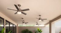 stylish low ceiling fans