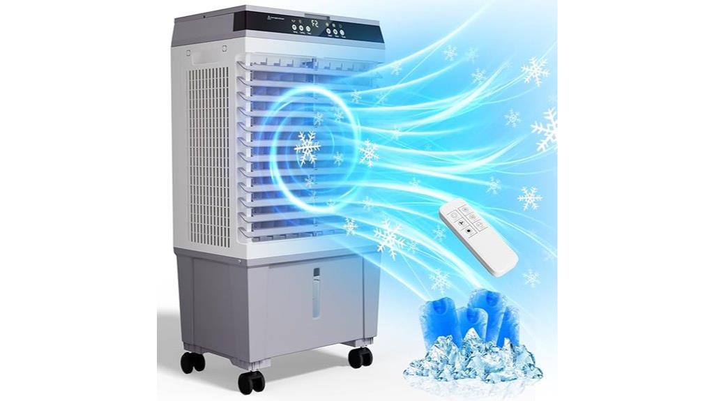 swamp cooler with water tank
