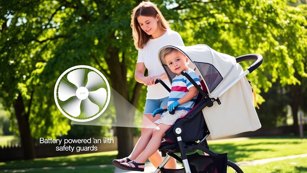 top battery powered stroller fans