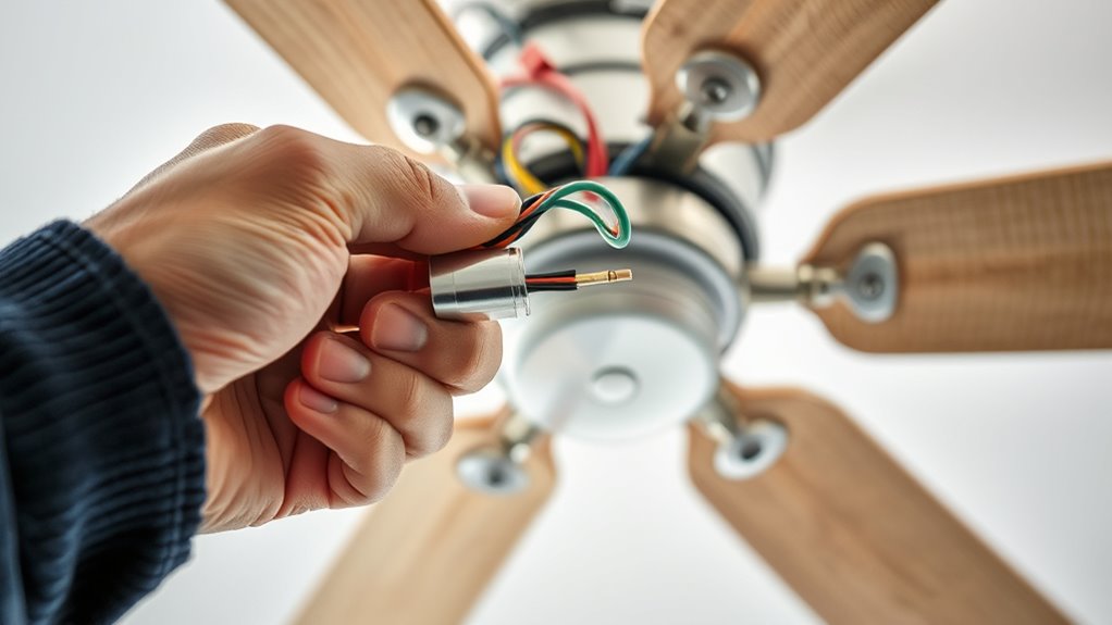 top ceiling fan wire connectors