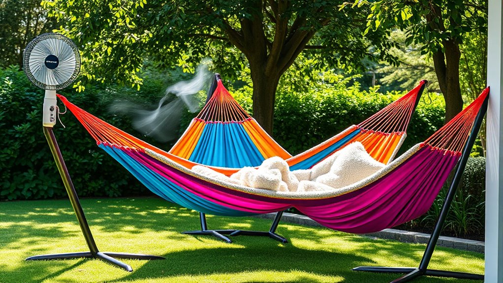 top foldable hammocks with fans