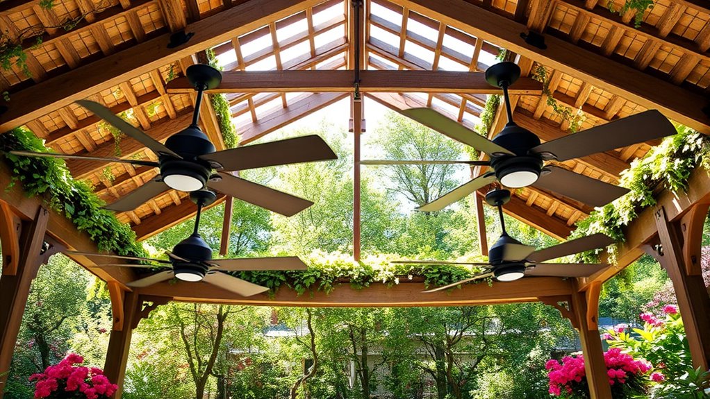 top large gazebo fans
