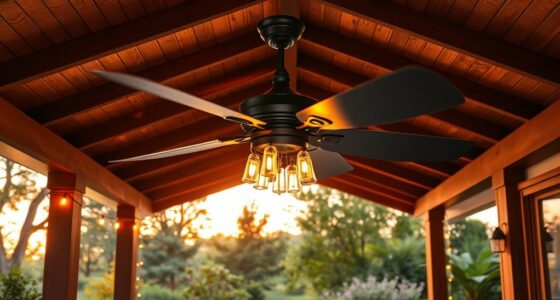 top outdoor chandelier fans
