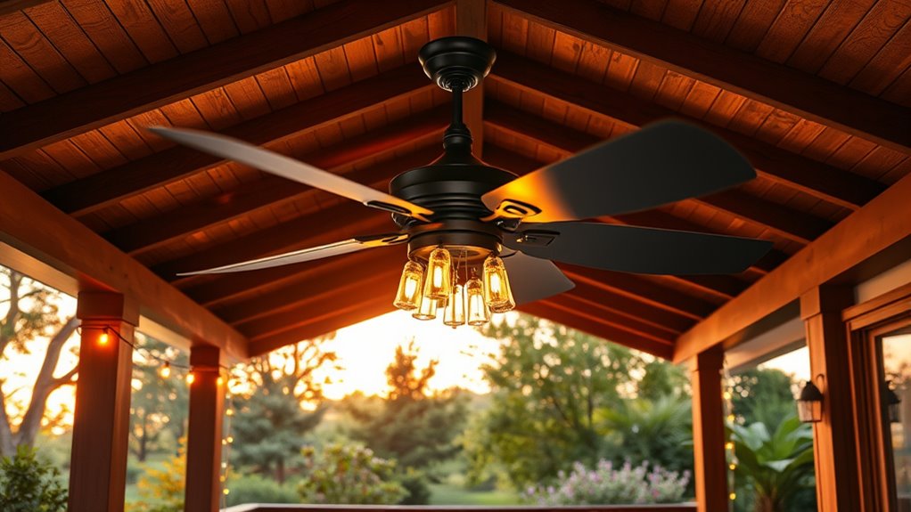 top outdoor chandelier fans