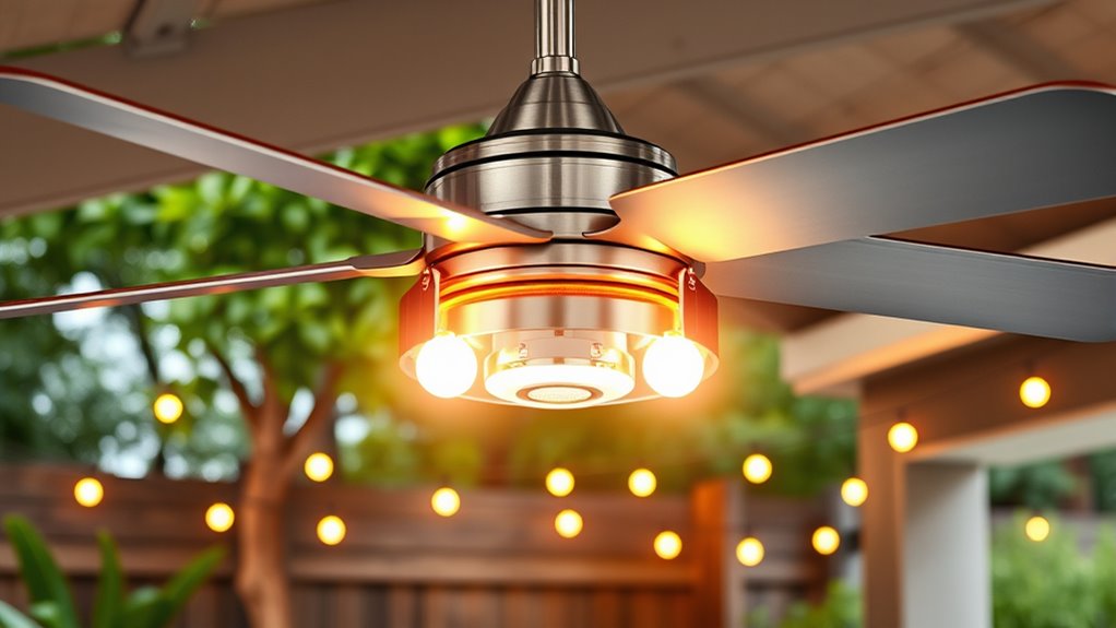 top outdoor fan light kits
