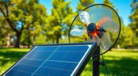 top portable solar fan chargers