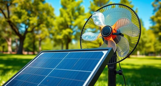 top portable solar fan chargers