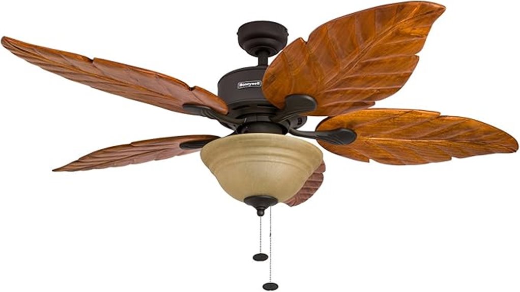 tropical ceiling fan design