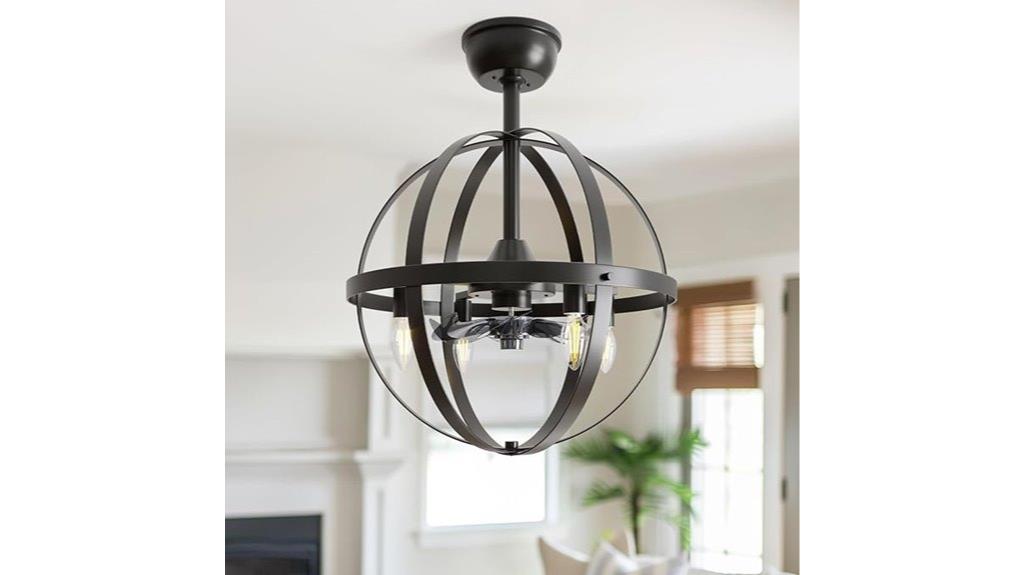 twenty remote controlled ceiling fans