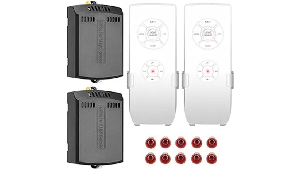 two pack fan remotes