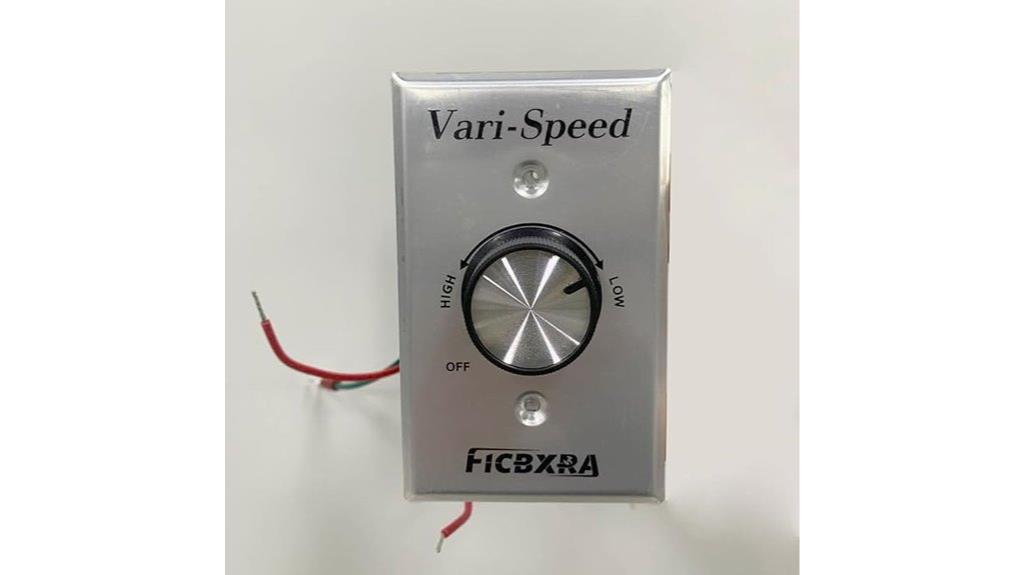 ventilation fan speed control