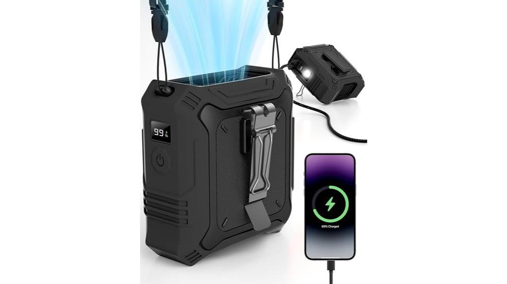 versatile portable fan with multiple speeds