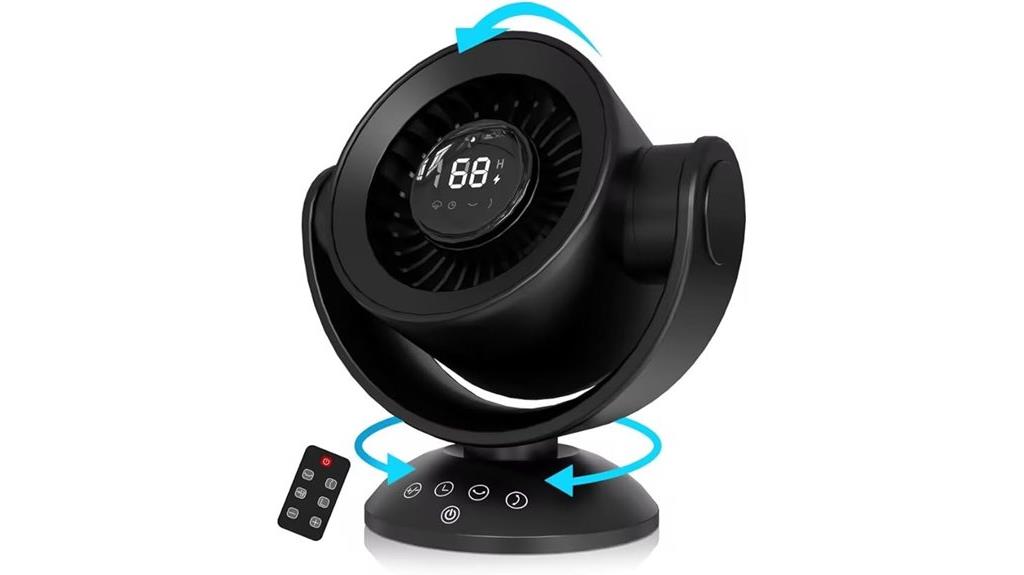 versatile rechargeable oscillating fan