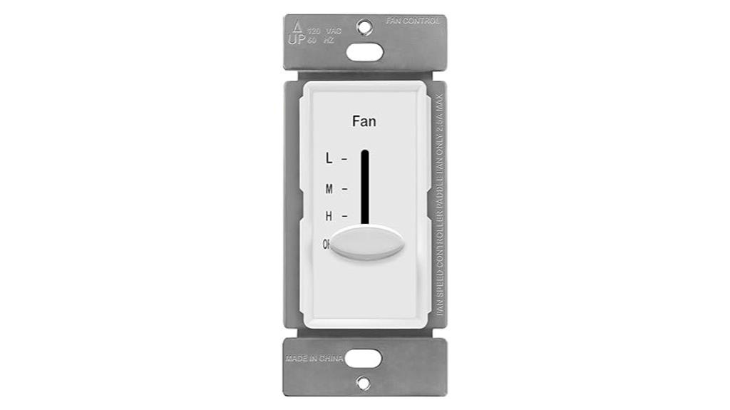 wall mounted fan speed controller