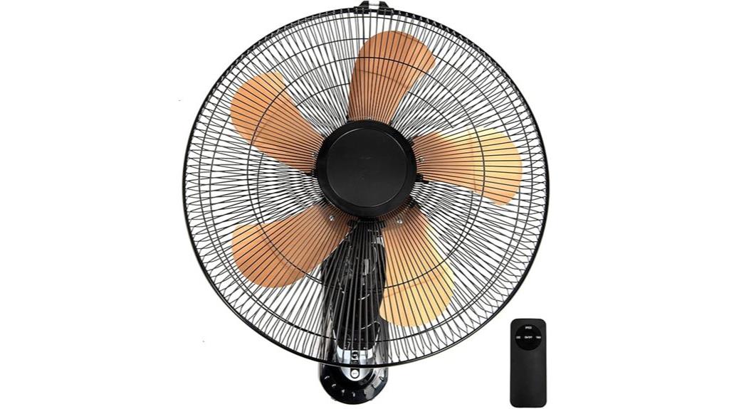 wall mounted remote fan