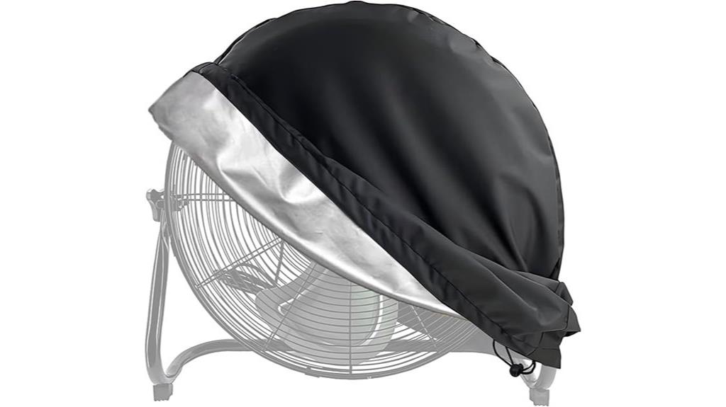 waterproof dustproof fan cover